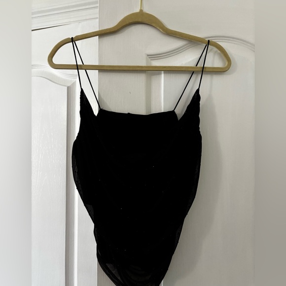 forever 21 black sparkle tank top - Picture 3 of 4